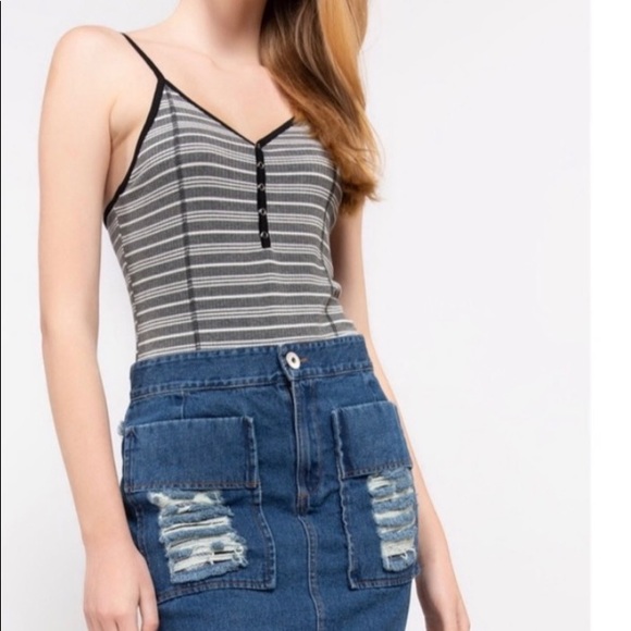 NEW POL Denim skirt size S. NEW - Picture 3 of 6